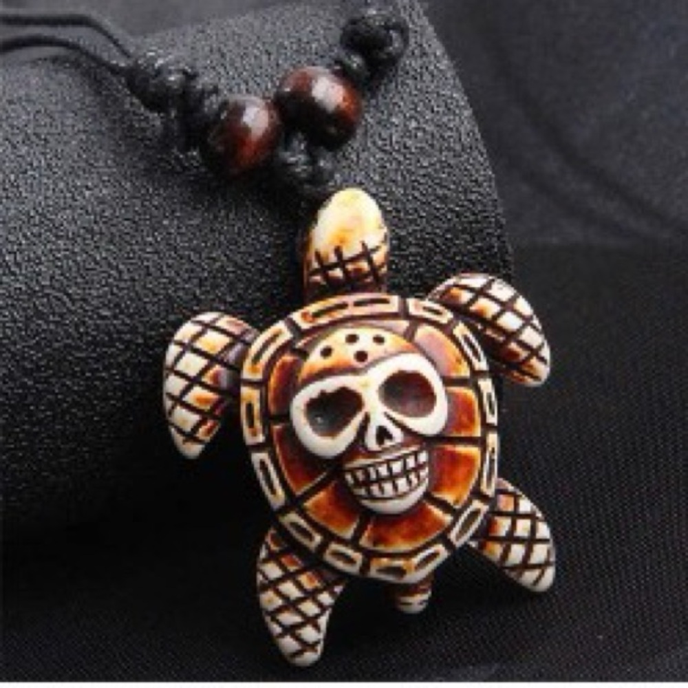 NEW* Carved Sea Turtle Necklace